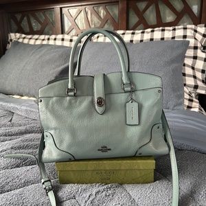 Beautiful Light Blue Coach Bag/Purse